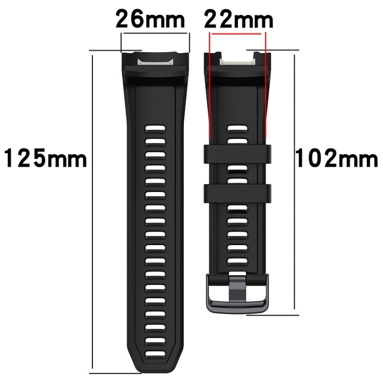 For Garmin Instinct 2X Sports Silicone Replacement Watch Band(Green) - Watch Bands by PMC Jewellery | Online Shopping South Africa | PMC Jewellery