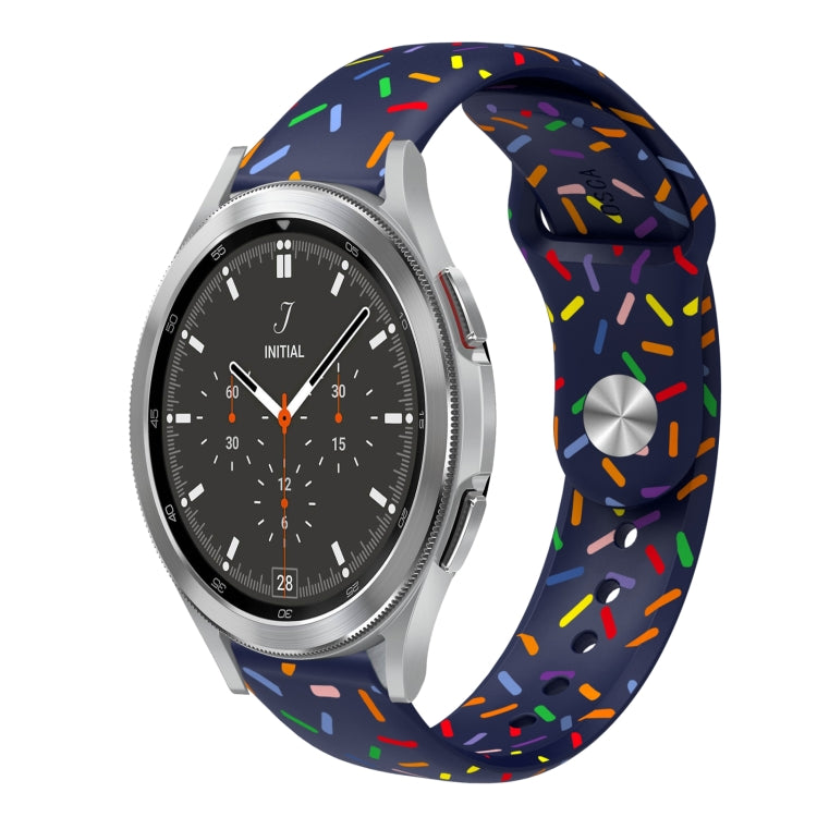 For Samsung Gear S2 Classic Sports Rainbow Dots Silicone Buckle Watch Band(Blue) - Watch Bands by PMC Jewellery | Online Shopping South Africa | PMC Jewellery