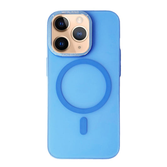 For iPhone 11 Pro Frosted PC MagSafe TPU Phone Case(Blue) - iPhone 11 Pro Cases by PMC Jewellery | Online Shopping South Africa | PMC Jewellery