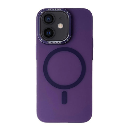 For iPhone 12 Frosted PC MagSafe TPU Phone Case(Purple) - iPhone 12 / 12 Pro Cases by PMC Jewellery | Online Shopping South Africa | PMC Jewellery