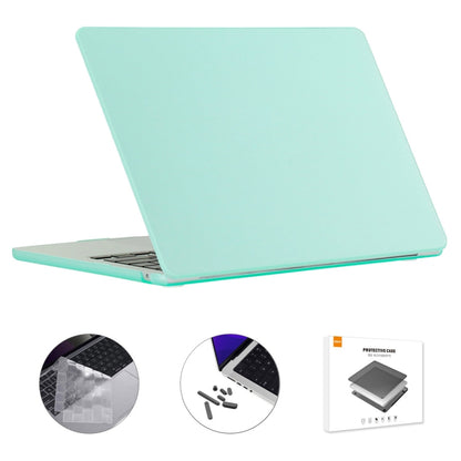 For MacBook Air 15.3 A2941 ENKAY EU Version 3 in 1 Matte Protective Case with TPU Keyboard Film & Anti-dust Plugs(Light Green) - MacBook Air Cases by ENKAY | Online Shopping South Africa | PMC Jewellery