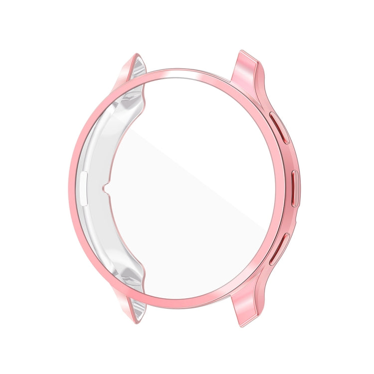 For Garmin Venu 3S ENKAY Hat-Prince Full Coverage Electroplated TPU Watch Case with Screen Protection(Pink) - Watch Cases by ENKAY | Online Shopping South Africa | PMC Jewellery