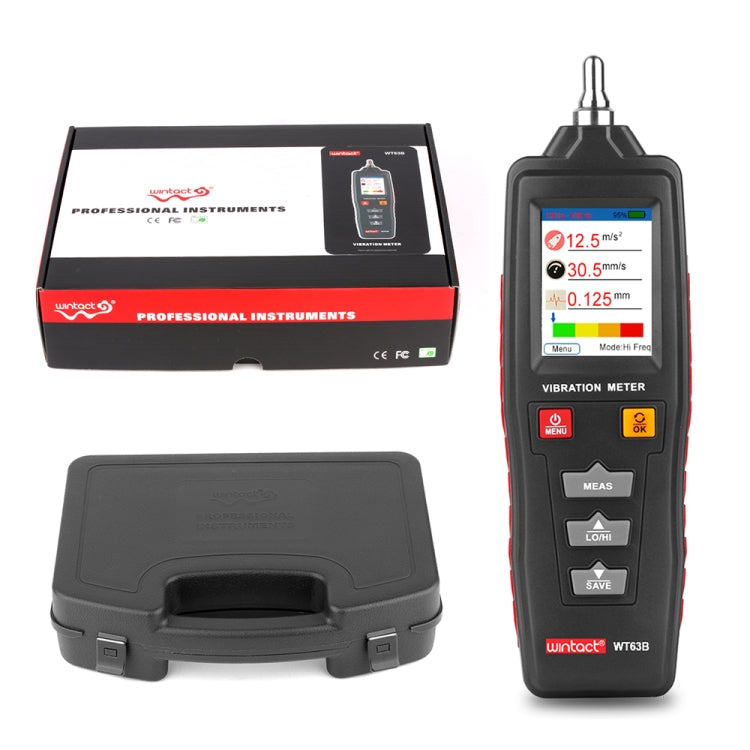 WINTACT WT63B Handheld Vibration Analyzer Digital Vibration Meter - Other Tester Tool by Wintact | Online Shopping South Africa | PMC Jewellery