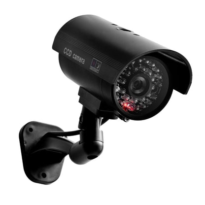 IP66 Waterproof Dummy CCTV Camera With Flashing LED For Realistic Looking for Security Alarm(Silver) - Waterproof Camera by PMC Jewellery | Online Shopping South Africa | PMC Jewellery