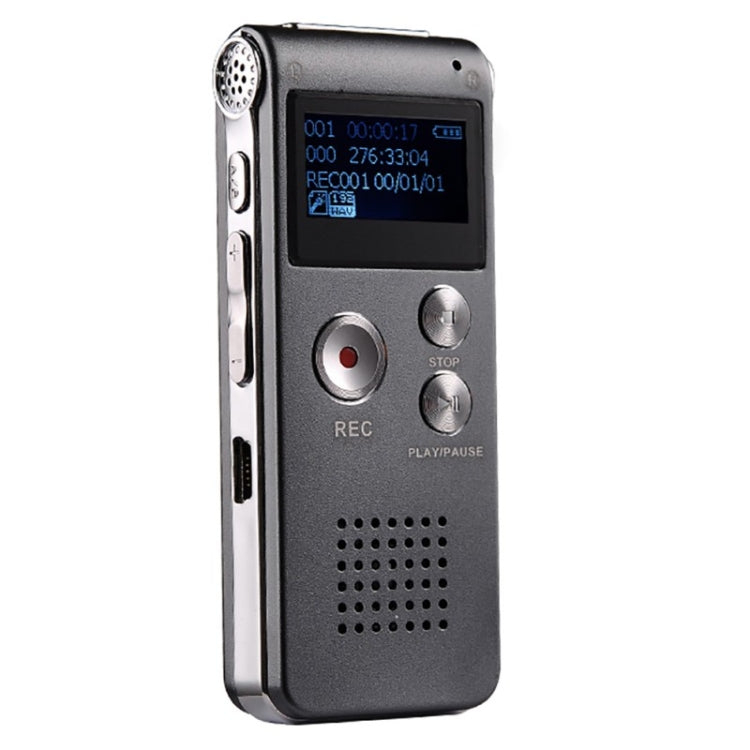 SK-012 8GB Voice Recorder USB Professional Dictaphone  Digital Audio With WAV MP3 Player VAR   Function Record(Grey) -  by PMC Jewellery | Online Shopping South Africa | PMC Jewellery