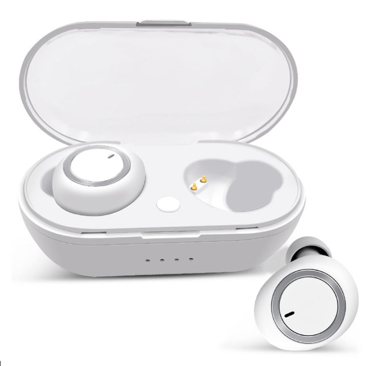 TWS-A1 TWS Bluetooth 5.0 Mini Invisible Sports Music Earphone with Charging Box & Microphone (White) - TWS Earphone by PMC Jewellery | Online Shopping South Africa | PMC Jewellery