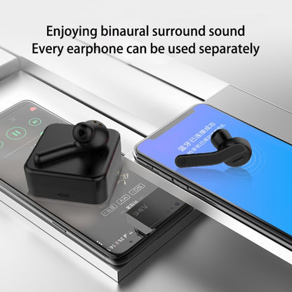 T88 Mini Touch Control Hifi Wireless Bluetooth Earphones TWS Wireless Earbuds with Charger Box(White) - TWS Earphone by PMC Jewellery | Online Shopping South Africa | PMC Jewellery