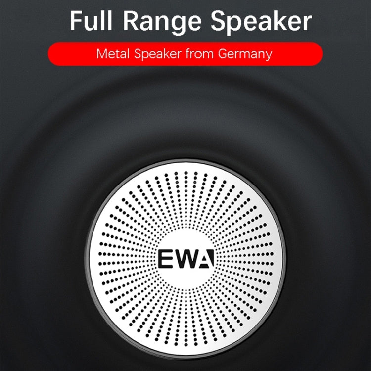 EWA A103 Portable Bluetooth Speaker Wireless Heavy Bass Bomm Box Subwoofer Phone Call Surround Sound Bluetooth Shower Speaker(Black) - Mini Speaker by EWA | Online Shopping South Africa | PMC Jewellery