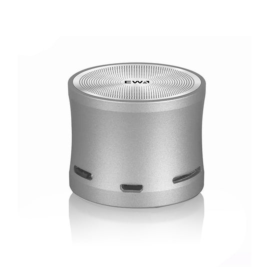 EWA A109M  Portable Bluetooth Speaker Wireless Heavy Bass Bomm Box Subwoofer Phone Call Surround Sound Bluetooth Shower Speaker(Silver) - Mini Speaker by EWA | Online Shopping South Africa | PMC Jewellery