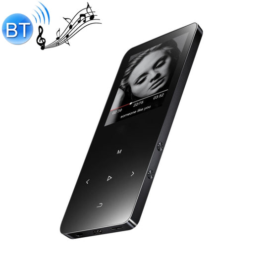 X2 1.8 inch Touch Screen Metal Bluetooth MP3 MP4 Hifi Sound Music Player 8GB(Black) - MP4 Player by PMC Jewellery | Online Shopping South Africa | PMC Jewellery
