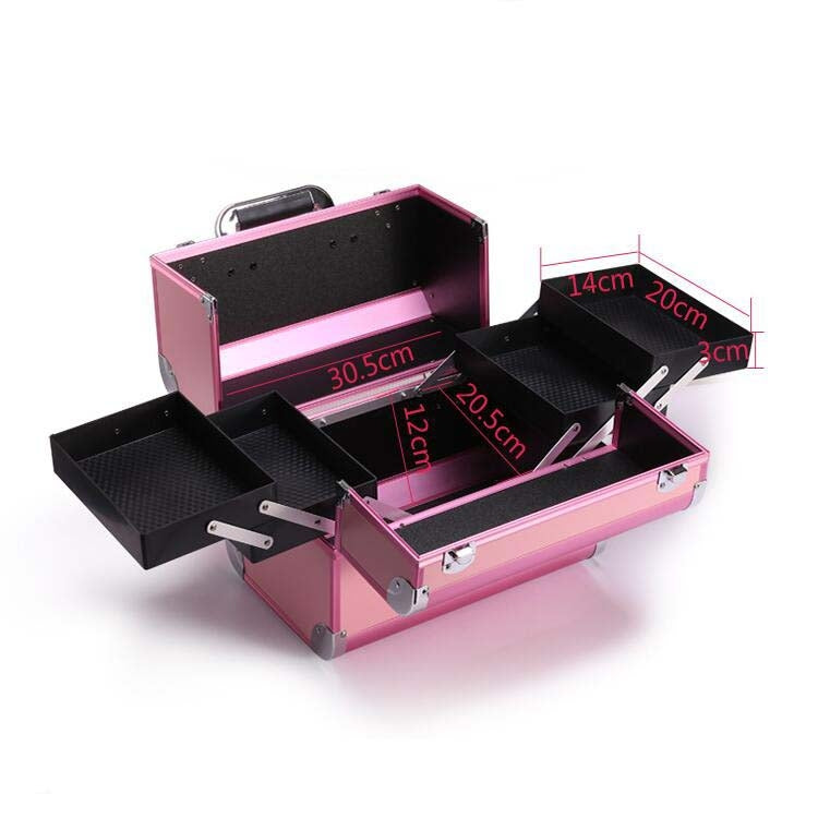 Professional Makeup Box Beauty Salon Manicure Toolbox, Color:Magic Red - Storage Boxes by PMC Jewellery | Online Shopping South Africa | PMC Jewellery