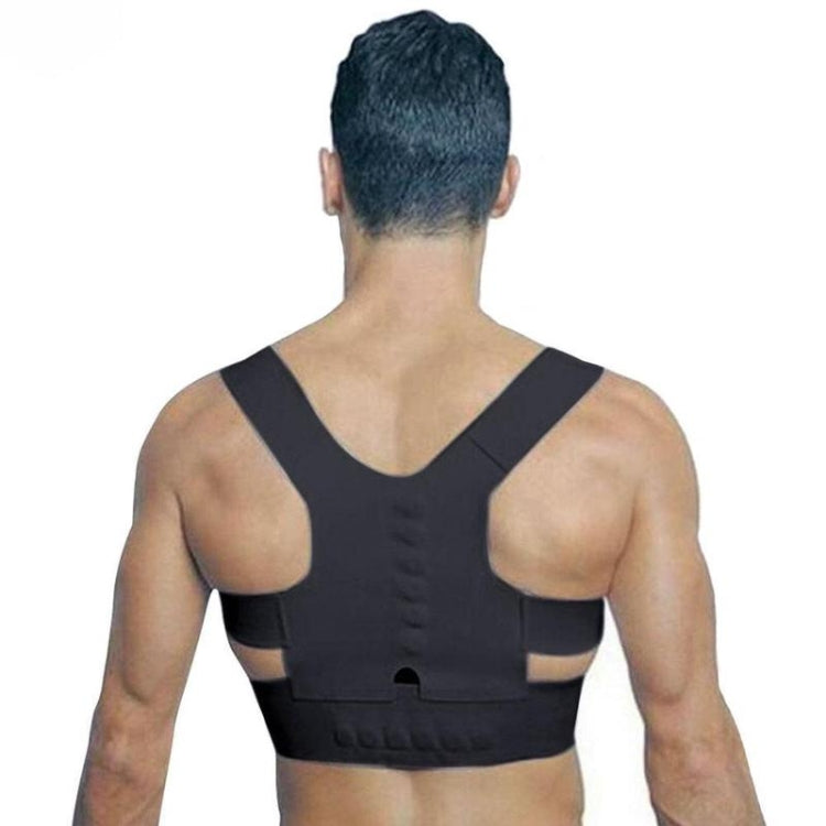 Magnetic Therapy Posture Corrector Brace Shoulder Back Support Belt for Men Women Adult Braces Supports Upper Correction Corset, Size:M(White) - Corrector by posture sport | Online Shopping South Africa | PMC Jewellery