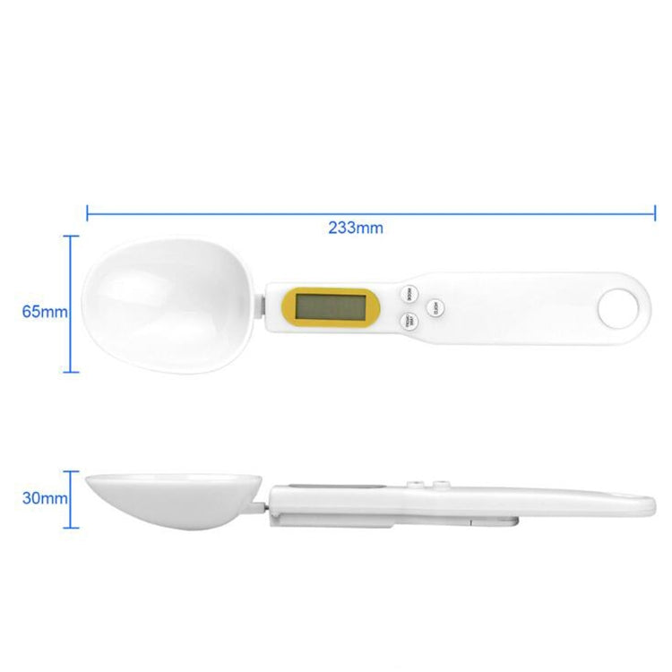 Digital LCD Kitchen Food Weight Measurement Professional Electronic Scale Spoon Scale(White) - Kitchen Scales by PMC Jewellery | Online Shopping South Africa | PMC Jewellery