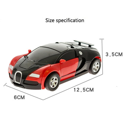 One-click Transforming Toy Car Impact Deformation Toy Model Car(Blue) - Model Toys by PMC Jewellery | Online Shopping South Africa | PMC Jewellery