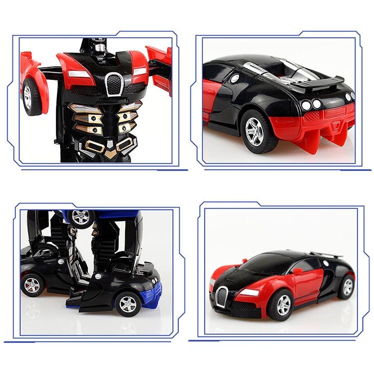 One-click Transforming Toy Car Impact Deformation Toy Model Car(Blue) - Model Toys by PMC Jewellery | Online Shopping South Africa | PMC Jewellery