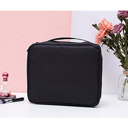 Cosmetic Bag Large Capacity Simple Wash Bag Travel Waterproof Portable Cosmetic Storage Bag, Style:Net Pocket(Black) - Storage Boxes by PMC Jewellery | Online Shopping South Africa | PMC Jewellery