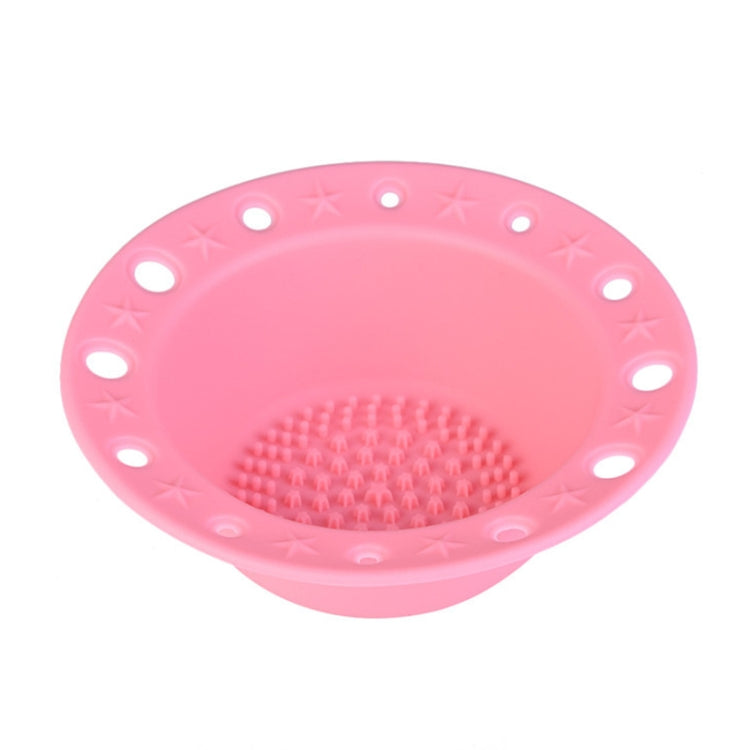 Beauty Tools Silicone Brush Tray Makeup Brush Special Cleaning Bowl(Pink) - Tools by PMC Jewellery | Online Shopping South Africa | PMC Jewellery