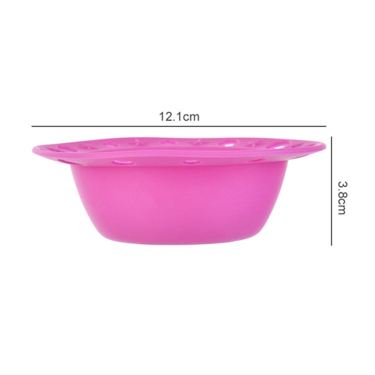 Beauty Tools Silicone Brush Tray Makeup Brush Special Cleaning Bowl(Rose Red) - Tools by PMC Jewellery | Online Shopping South Africa | PMC Jewellery