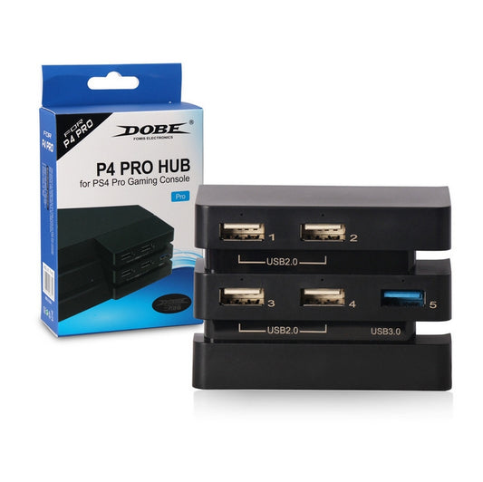 DOBE TP4-832  Integrated HUB to 2.0 & 3.0 Converter HUB 2 to 5 Extender for PS4 Pro Game Console - Adapter & Cables by DOBE | Online Shopping South Africa | PMC Jewellery