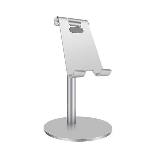 Adjustable Aluminum Alloy Cell Phone Tablet Holder Desk Stand Mount(Silver) - Desktop Holder by PMC Jewellery | Online Shopping South Africa | PMC Jewellery