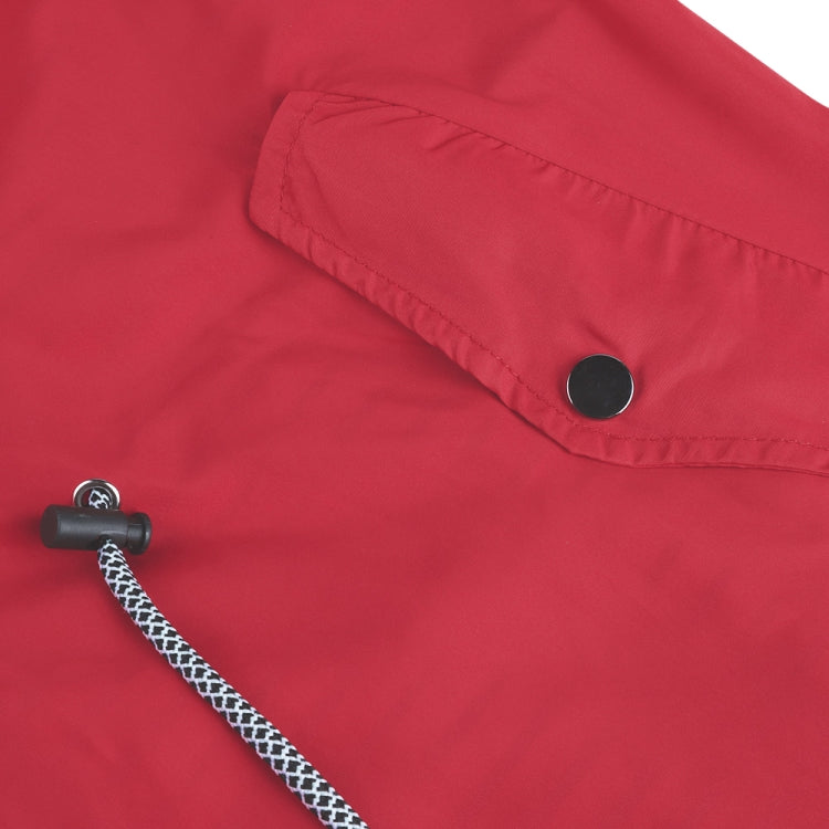 Women Waterproof Rain Jacket Hooded Raincoat, Size:L(Blue) - Hoodie by PMC Jewellery | Online Shopping South Africa | PMC Jewellery