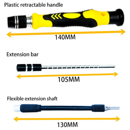 110 in 1 Magnetic Plum Screwdriver Mobile Phone Disassembly Repair Tool(Dark Gray+Red) - Screwdriver Set by PMC Jewellery | Online Shopping South Africa | PMC Jewellery