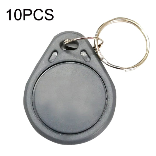 10PCS IC Access Control Card Entree Control M1 Compatibel Fudan Rfid 13.56Mhz Keyfob Sleutelhanger Tag Sleutelhanger(Gray) - Access Card by PMC Jewellery | Online Shopping South Africa | PMC Jewellery