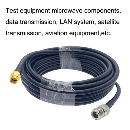 SMA Male to N Female RG58 Coaxial Adapter Cable, Cable Length:5m - Connectors by PMC Jewellery | Online Shopping South Africa | PMC Jewellery