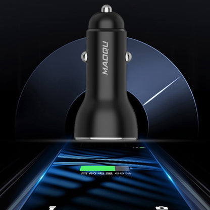 QIAKEY QK505 Dual Ports Fast Charge Car Charger(Black) - Car Charger by QIAKEY | Online Shopping South Africa | PMC Jewellery