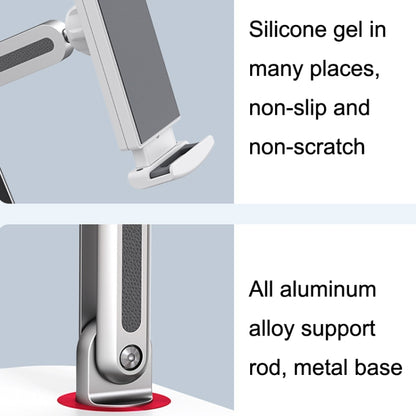 SSKY X28 Desktop Phone Tablet Stand Folding Bed Head Online Classes Convenient Support(White) - Desktop Holder by SSKY | Online Shopping South Africa | PMC Jewellery