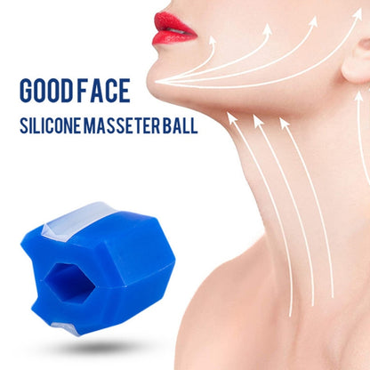 3PCS 6th Generation Masseter Ball Mandibular Trainer Facial Muscle Trainer Silicone Face-Lifting Device(Blue) - Corrector by PMC Jewellery | Online Shopping South Africa | PMC Jewellery