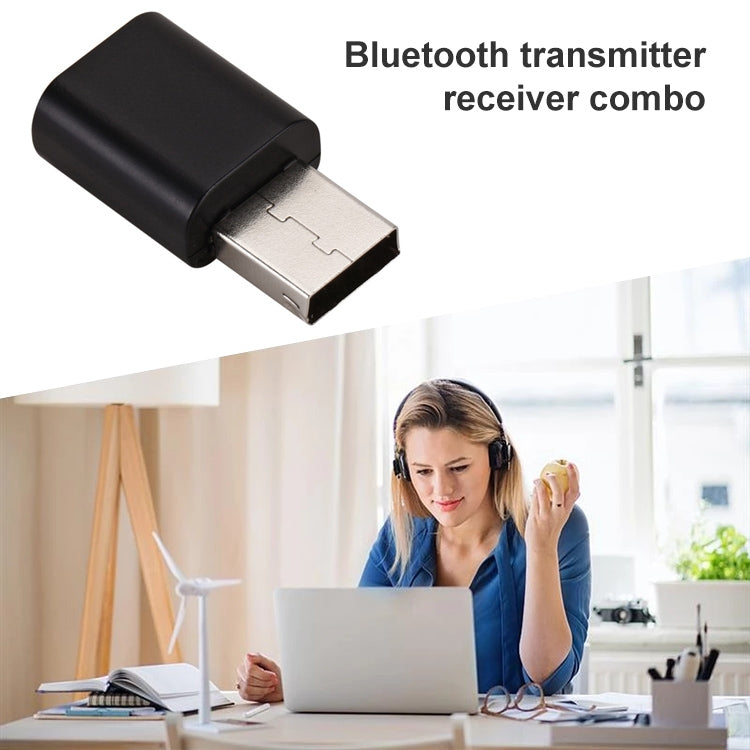 BT600 Bluetooth Audio Transmitter Receiver USB Bluetooth Adapter for TV / PC Car Speakers - Audio Receiver Transmitter by PMC Jewellery | Online Shopping South Africa | PMC Jewellery