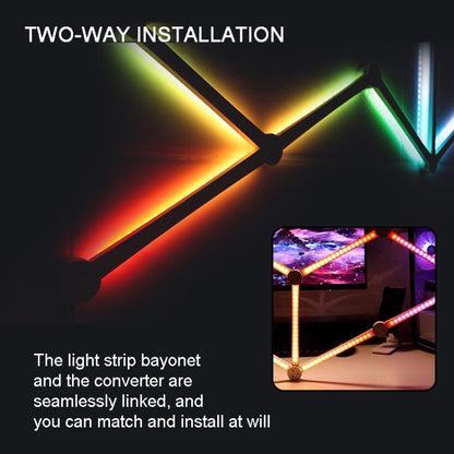 JSK-P22 Smart RGB Mosaic Light Rhythm Light Support Amazon Alexa / Google Assistant /DuerOS EU Plug(Black) - Novelty Lighting by PMC Jewellery | Online Shopping South Africa | PMC Jewellery
