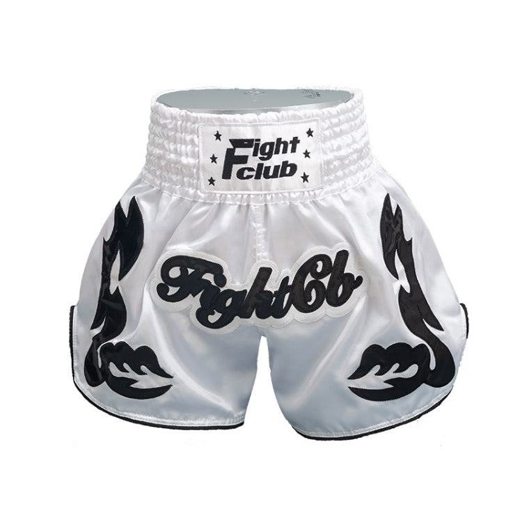 ZhuoAo Muay Thai/Boxing/Sanshou/Fighting Shorts for Men and Women, Size:XXXL(White Cool) - Sportswear by ZhuoAo | Online Shopping South Africa | PMC Jewellery