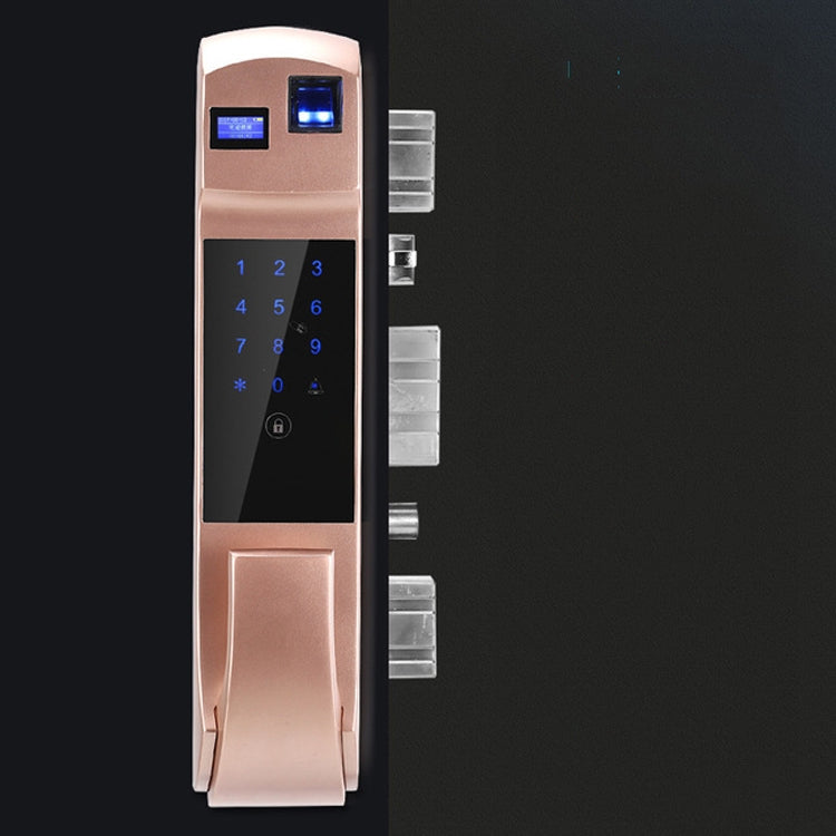 Fully Automatic Fingerprint Password Lock Intelligent Anti-theft Home Electronic Credit Card Automatic Unlock and Mute APP - Door Lock by PMC Jewellery | Online Shopping South Africa | PMC Jewellery