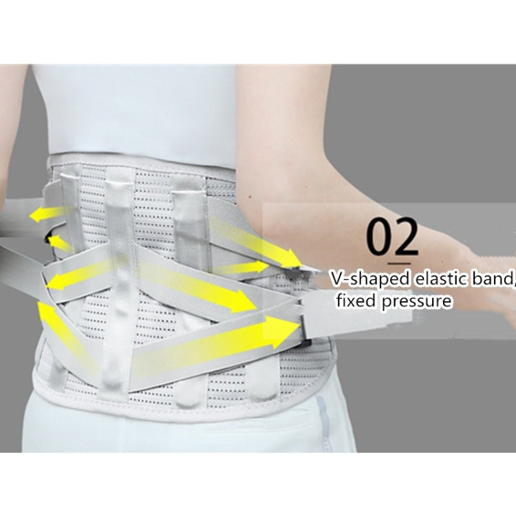 Steel Plate Support Warm And Breathable Waist Belt Waist Orthosis, Size:S - Corrector by PMC Jewellery | Online Shopping South Africa | PMC Jewellery