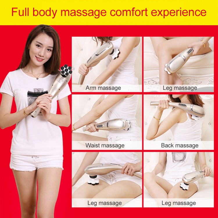 Rechargeable Dolphin Massager Electric Cervical Massage Stick A10 Straight Plug, Plug Type:US Plug - Massage & Relaxation by PMC Jewellery | Online Shopping South Africa | PMC Jewellery