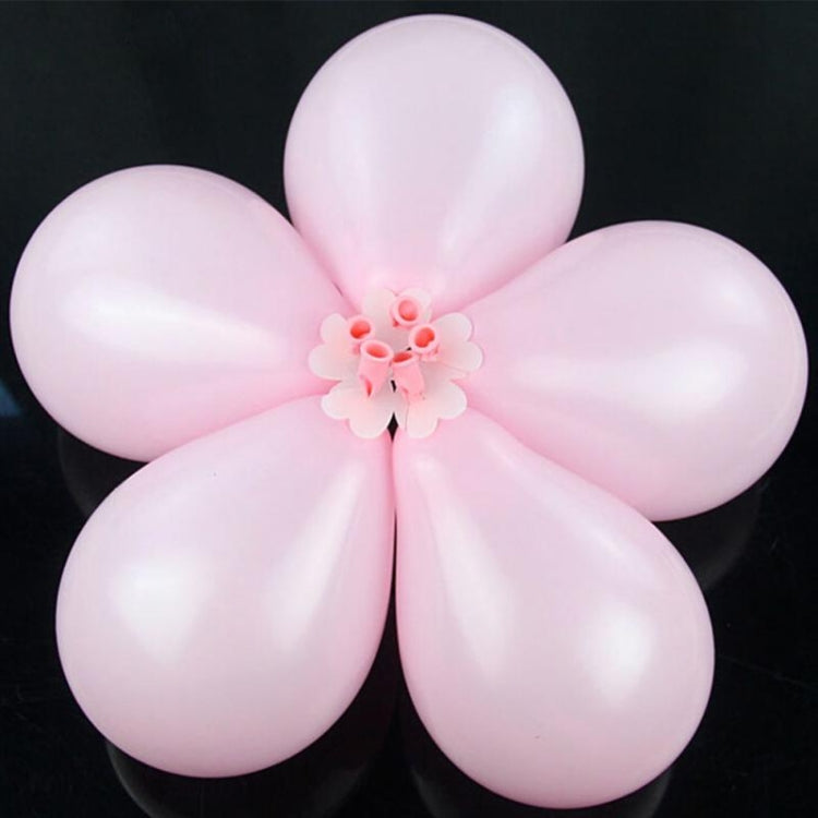 50 PCS Flower Balloons Decoration Accessories Plum Clip Birthday Wedding Party Plastic Balloon Clip - Balloons by PMC Jewellery | Online Shopping South Africa | PMC Jewellery