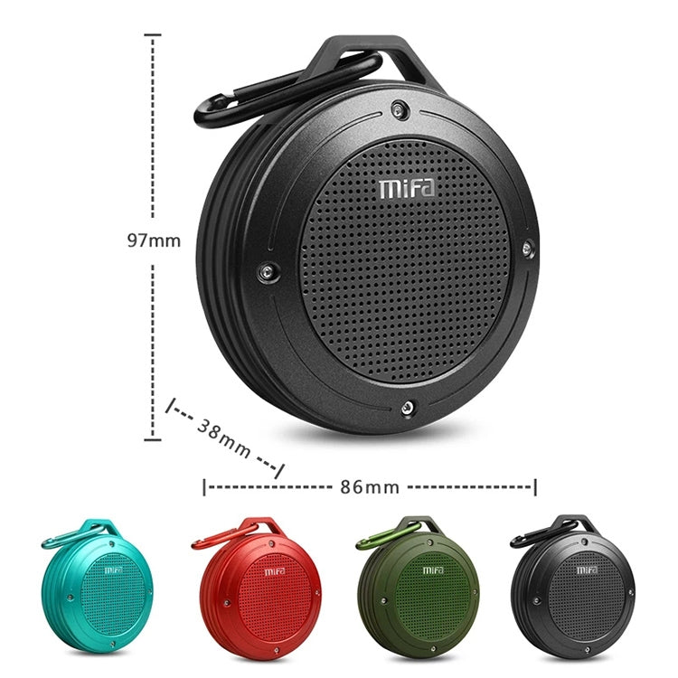 mifa IXP6 Waterproof Mini Portable Bass Wireless Bluetooth Speaker Built-in Mic(Silver grey) - Mini Speaker by PMC Jewellery | Online Shopping South Africa | PMC Jewellery