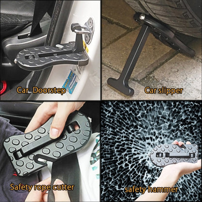 Car Doorstep Vehicle Rooftop Roof Rack Assistance Easy Install The Door Step Hooked On Car Truck SUV Portable Safety Hammer - Emergency Hammer by PMC Jewellery | Online Shopping South Africa | PMC Jewellery