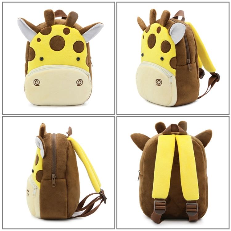 Kids 3D Animal Velvet Backpacks Children Cartoon Kindergarten Toys Gifts School Bags(Bee) - Kids Bags by PMC Jewellery | Online Shopping South Africa | PMC Jewellery