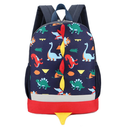 Backpack Cute Cartoon Dinosaur School Bags for Children(Navy) - Kids Bags by PMC Jewellery | Online Shopping South Africa | PMC Jewellery