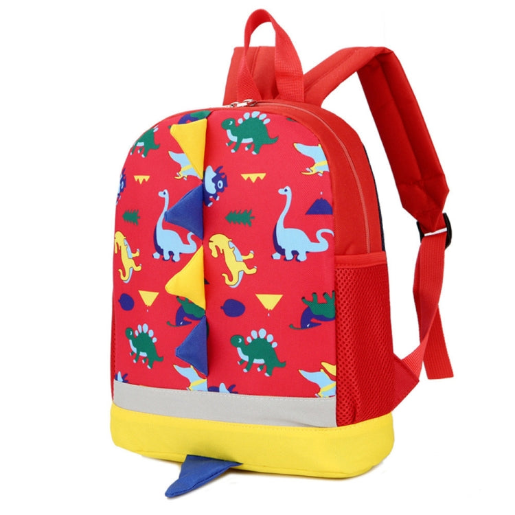 Backpack Cute Cartoon Dinosaur School Bags for Children(Red) - Kids Bags by PMC Jewellery | Online Shopping South Africa | PMC Jewellery