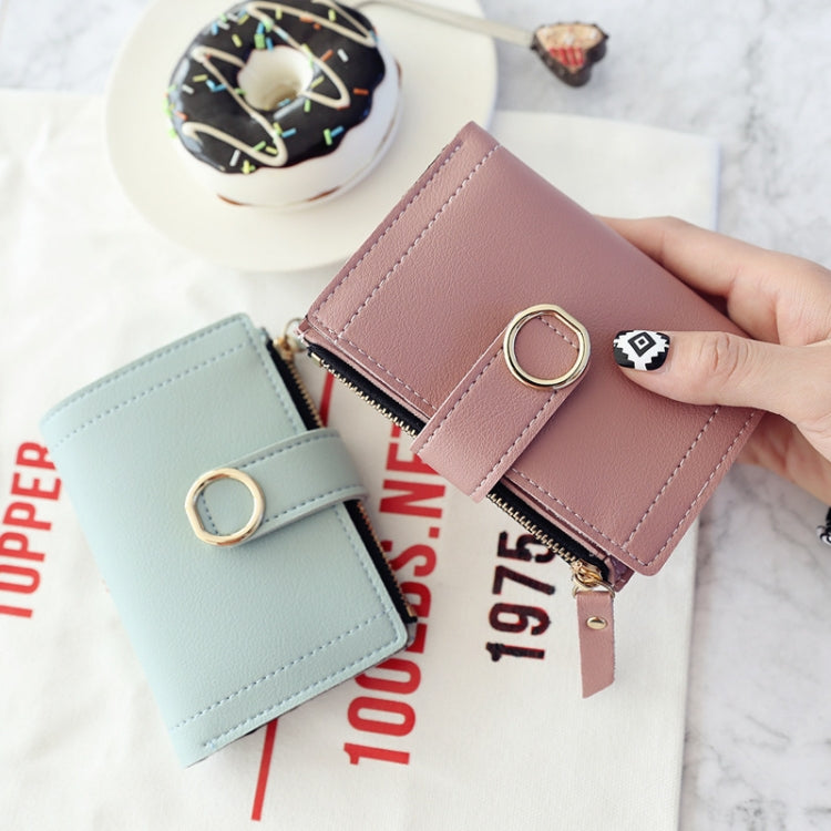 Women Wallets Small Fashion Leather Purse Ladies Card Bag For Female Purse Money Clip Wallet(Dark Green) - Wallets by PMC Jewellery | Online Shopping South Africa | PMC Jewellery