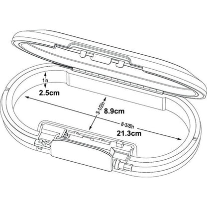 Portable Mini Safe Password Storage Box  with Flexible Steel Handle - Safety Box by PMC Jewellery | Online Shopping South Africa | PMC Jewellery