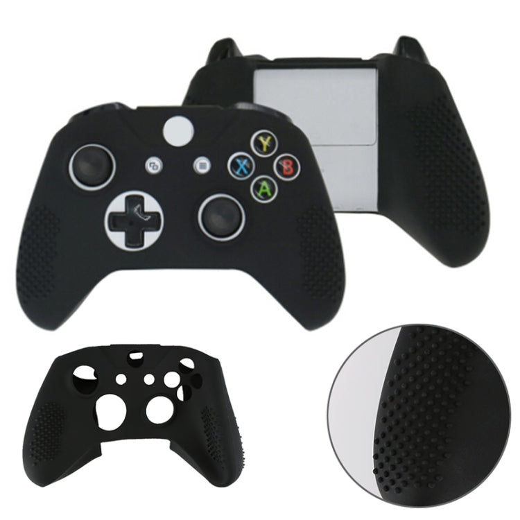 Soft Silicone Rubber Gamepad Protective Case Cover Joystick Accessories for Microsoft Xbox One S Controller(Black) - Cases by PMC Jewellery | Online Shopping South Africa | PMC Jewellery