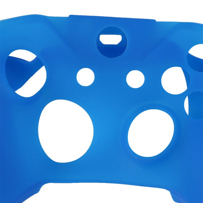 Soft Silicone Rubber Gamepad Protective Case Cover Joystick Accessories for Microsoft Xbox One S Controller(Blue) - Cases by PMC Jewellery | Online Shopping South Africa | PMC Jewellery