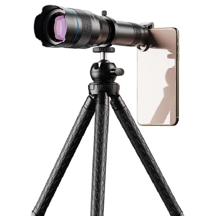 APEXEL APL-JS60XJJ09 All Metal 60X HD External Magnifying Telescope Universal Telephoto Mobile Phone Lens - Telescope & Microscope by APEXEL | Online Shopping South Africa | PMC Jewellery