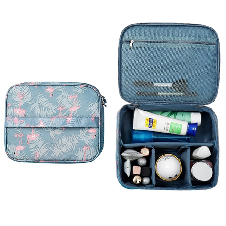 Large Capacity Portable Lady Waterproof Padded Travel Cosmetic Bag Beautician Storage Bags Women Makeup Bag(Style B Black Lemon) - Storage Boxes by PMC Jewellery | Online Shopping South Africa | PMC Jewellery