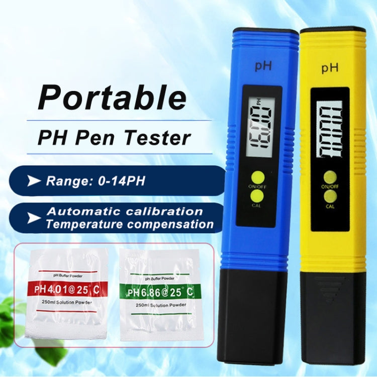 Portable High-precision PH Test Pen PH Acidity Meter PH Water Quality Detection Instrument(Blue) - PH & Moisture Meter by PMC Jewellery | Online Shopping South Africa | PMC Jewellery